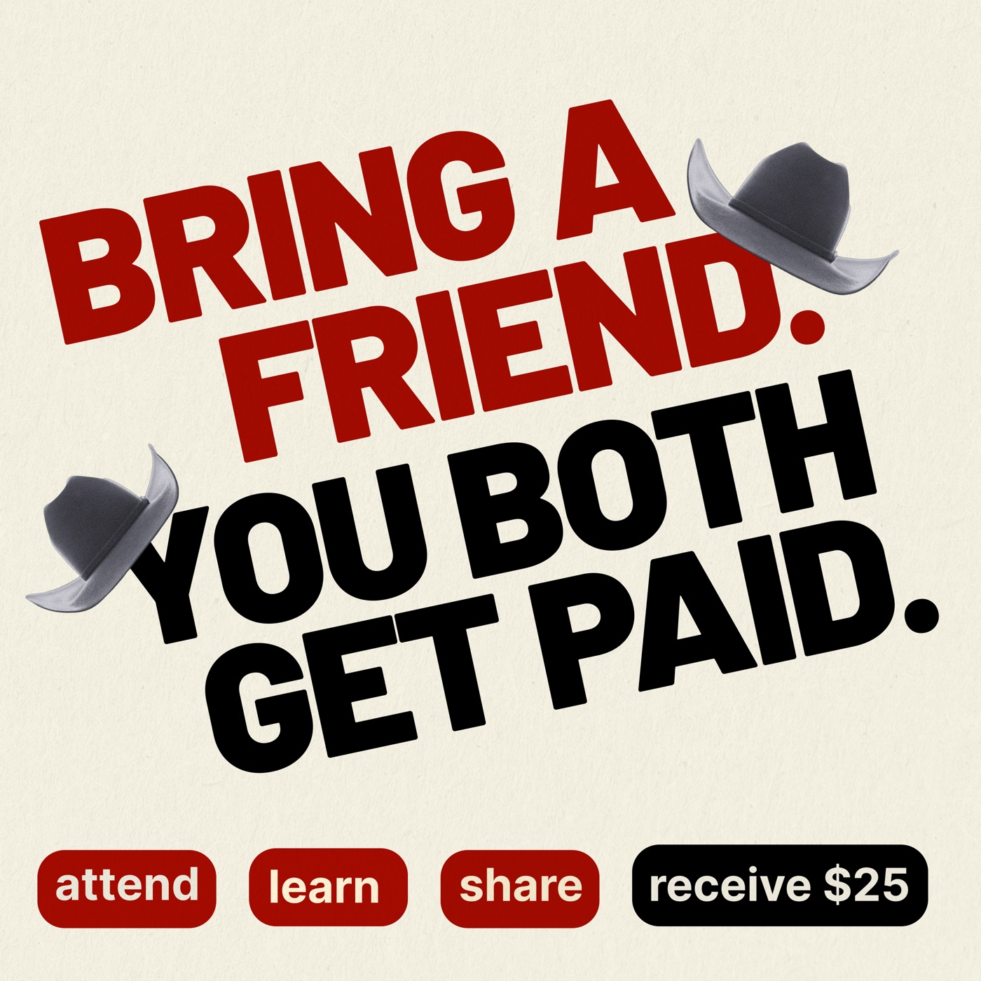 Friend Cowboy Hat ad